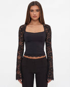 Top manches longues Lace Affair – photo 4