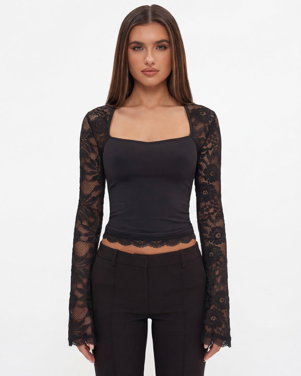 Top manches longues Lace Affair – photo 4