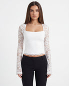 Top manches longues Lace Affair – photo 5