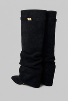 Bottes hautes souples effet daim – photo 16