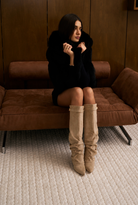 Bottes hautes souples effet daim – photo 23