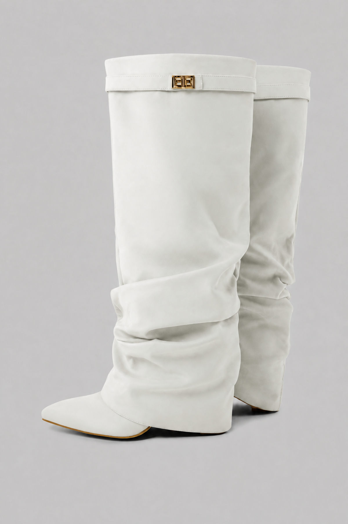 Bottes hautes souples effet daim – photo 8
