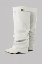 Bottes hautes souples effet daim – photo 8