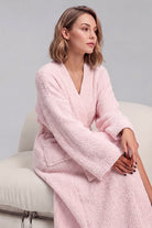 Peignoir Noelle en peluche à poches – photo 10